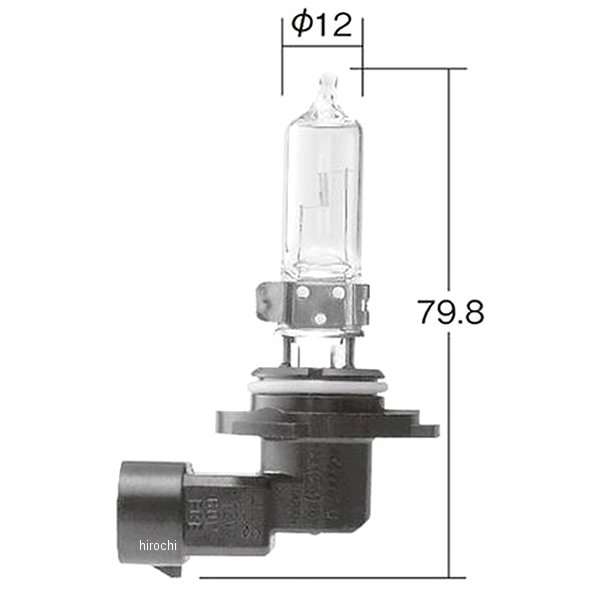 ハロゲンバルブ HB3 12V60W 1個入り