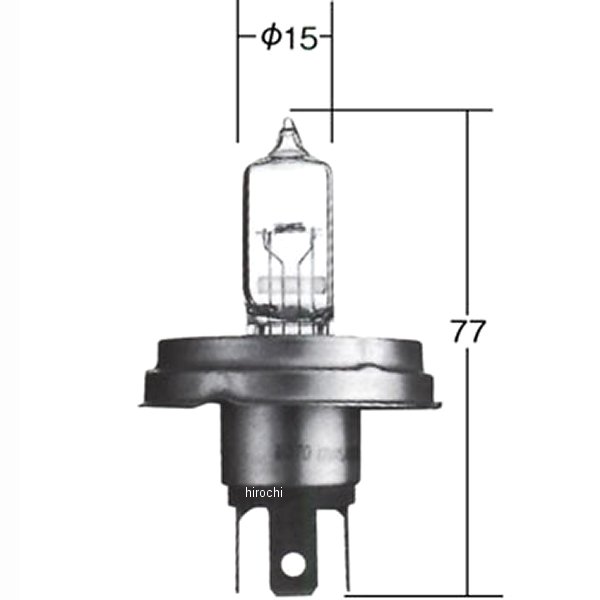ハロゲンバルブ MH6D 12V45/45W 1個入り