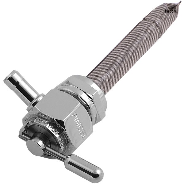 フューエルバルブ ペットコック 90°前方22mm六角 スムース