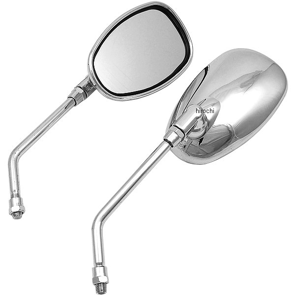 ミラー ２号 バンディット、バリオス 正ネジ10mm メッキ