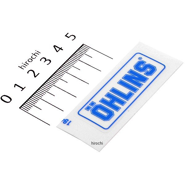 レーシングステッカー 50mmx16mm クリア