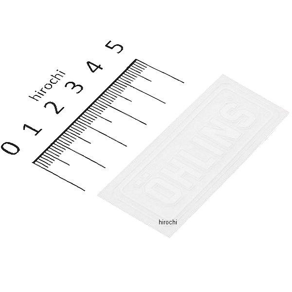 レーシングステッカー W55mmxH20mm 白