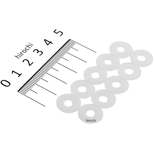 ナイロン ワッシャー M5 x 13mm (10個入り)