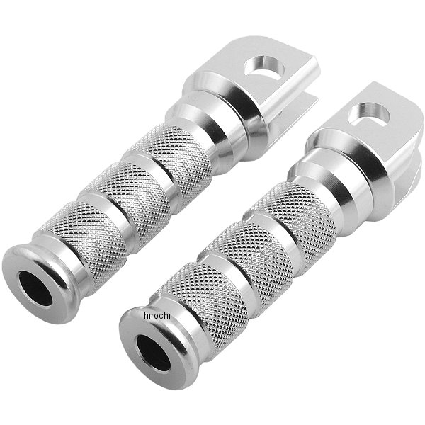 フットペグ ライダー 88年-07年 ニンジャ ZX-12R、ZRX1200R、ZZR1200 シルバー