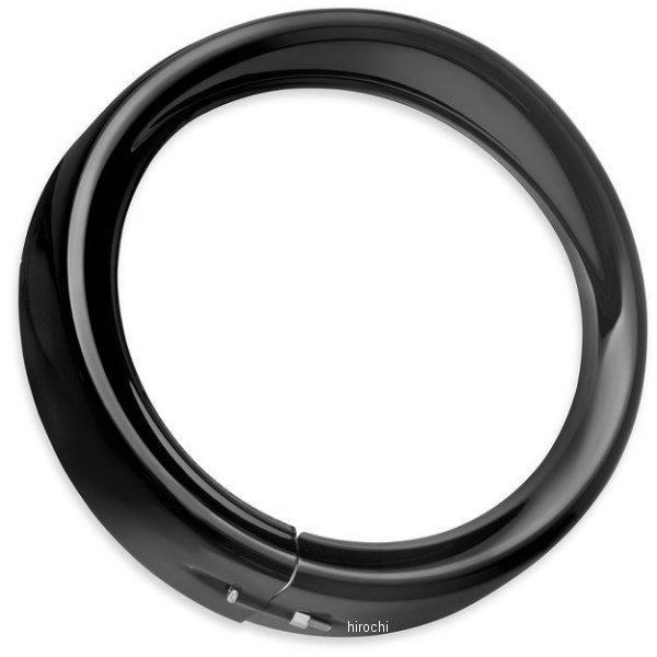 7インチ ヘッドランプ トリムリング バイザー グロスブラック 61400292