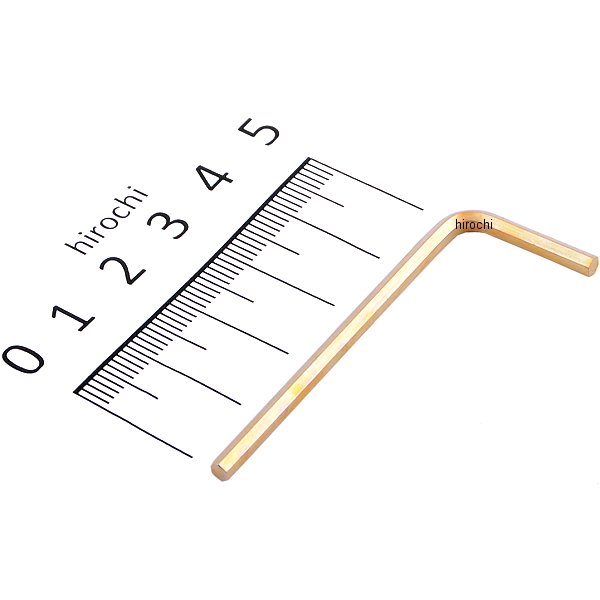 6角 L型 ロング レンチ ゴールド ミリサイズ 2.5mm