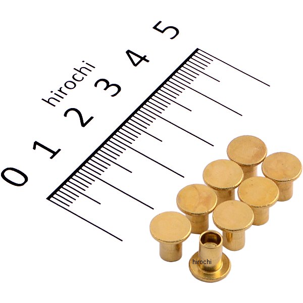 補修クラッチハブ ライニング用 リベット 36年-84年 BigTwin (8個入り)