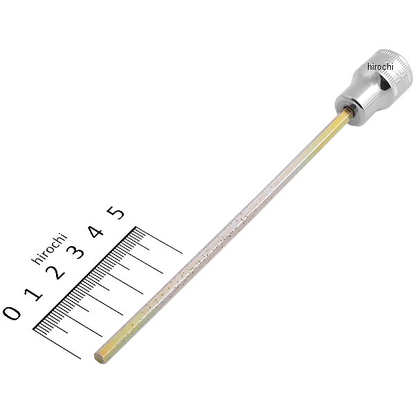 3/8インチ ソケット ヘキサ ボール ロング ミリサイズ 4mm