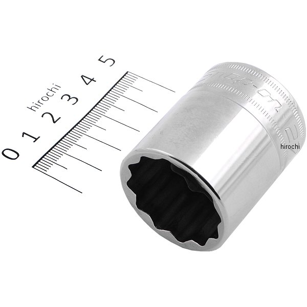 フランクドライブ 1/2インチ シャロー ソケット 12角 27mm