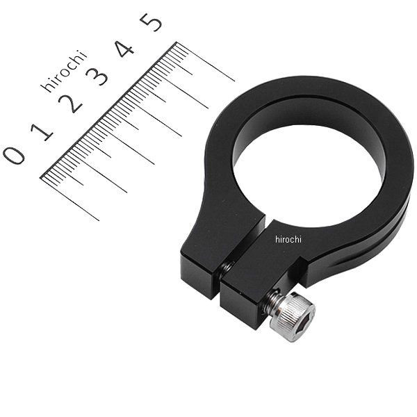 マシンドヘッドライトステークランプ サークル φ41mm 黒 1個入り