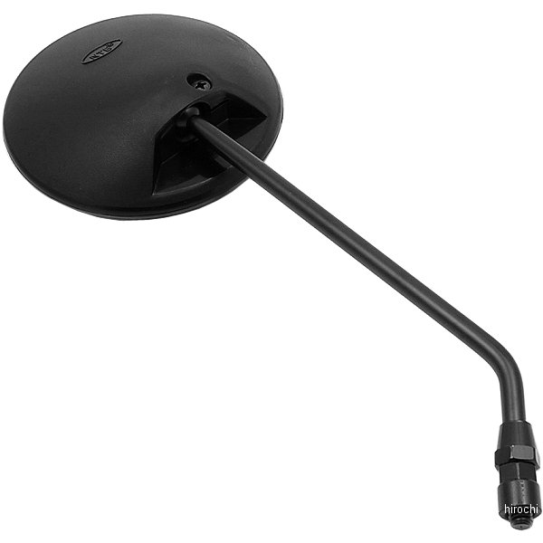 ミラー 丸型 黒 8mm 左右共通