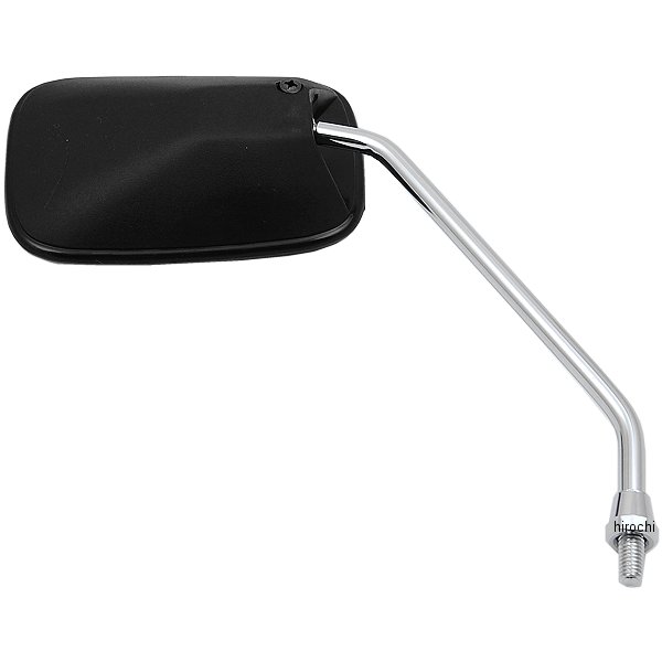 ミラー 角型 黒/メッキ 8mm 左右共通