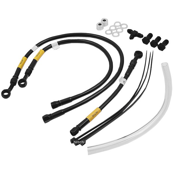 グッドリッジ ビルドアライン フロント ブレーキホースキット T1タイプ 09年-14年 YZF-R1 ステンレス/黒