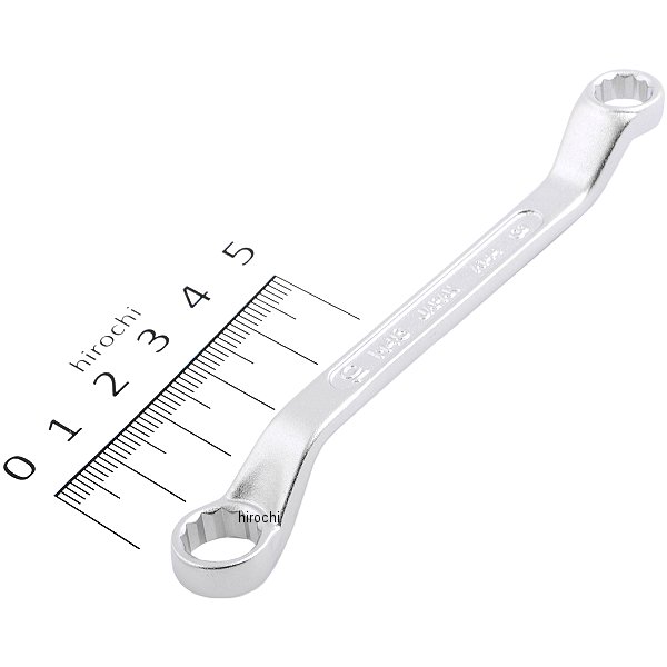 ショート めがねレンチ (45°) 両口 対辺 8-10mm 長さ 108mm