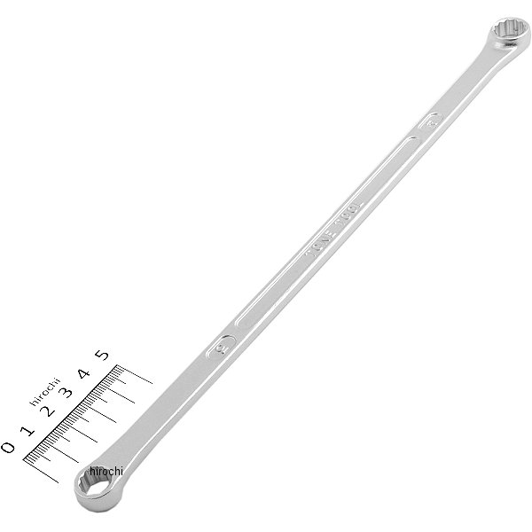 超ロング めがねレンチ (ストレート) 両口 対辺 10-12mm 長さ 295mm