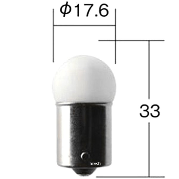 LEDバルブ アザーランプ G18 12V1.4W 10個入り 白