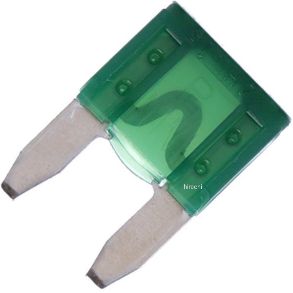 ミニヒューズ 30A 10個入り 緑