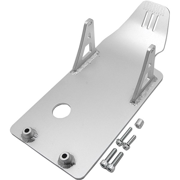 スキッドプレート 22年-23年 カワサキ KLX110R アルミ シルバー