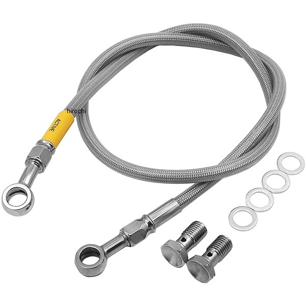 グッドリッジ ビルドアライン フロント ブレーキホースキット 92年-13年 エストレヤ ステンレス/クリア