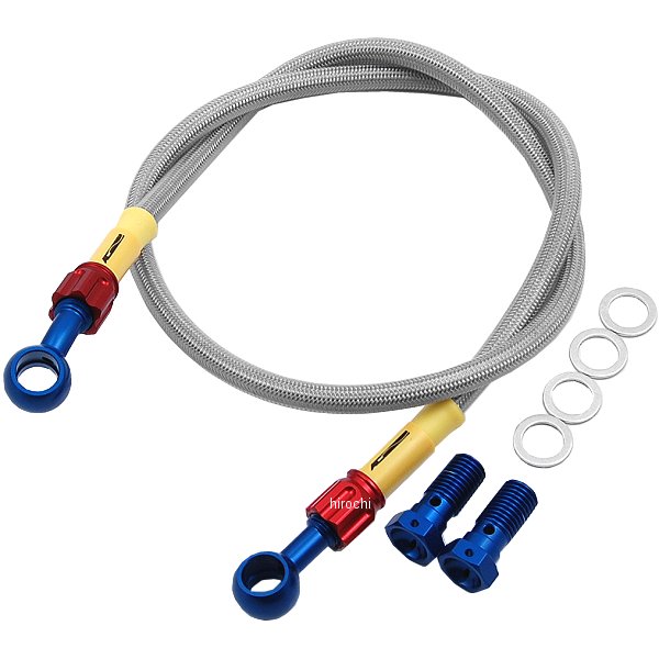 フロントブレーキホース 91年-96年 バリオス 青/赤/スモーク