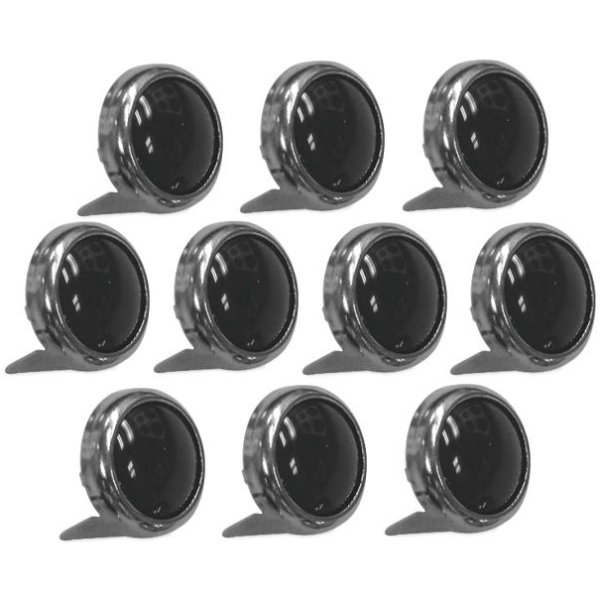 補修用 スタッド 黒 10個入り