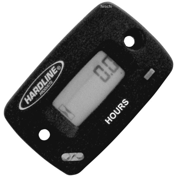 アワーメーター&タコメーター リセット機能付き 黒