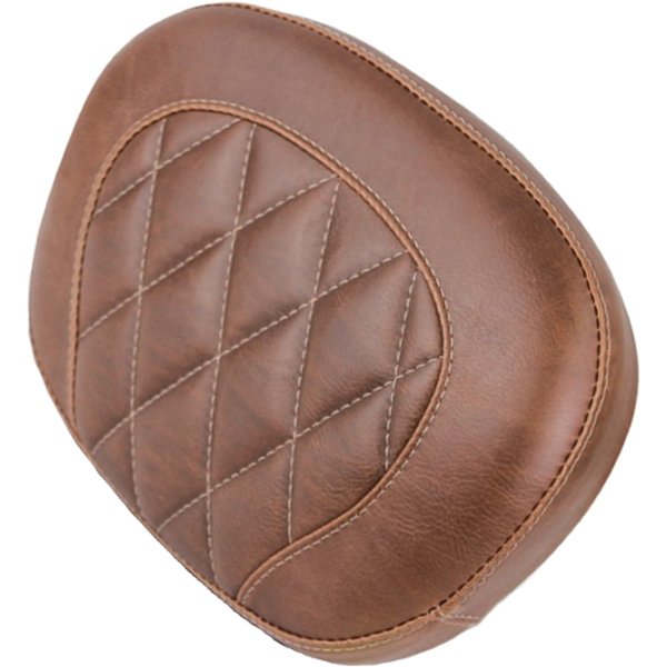 リア バックレストパッド 97年以降 FLH 12インチ ダイアモンド 茶