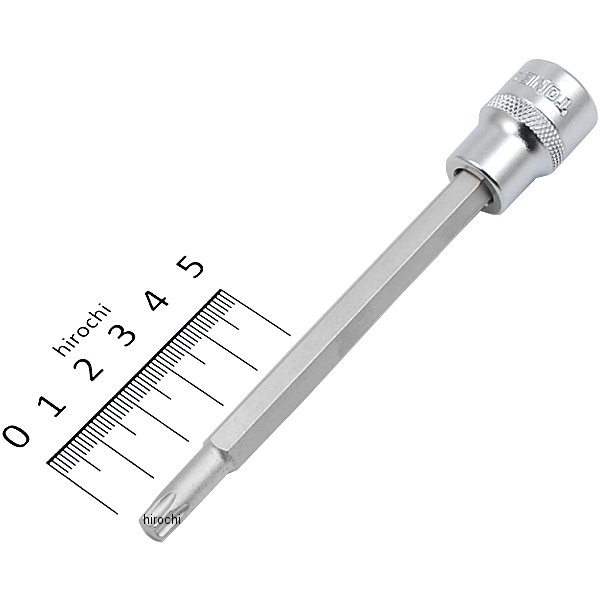 ロングトルクスソケット(強力タイプ) T40 長さ 125mm 差込角 9.5mm (3/8インチ)
