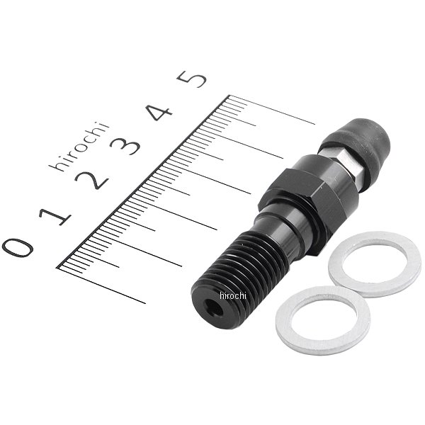 エアフリーバンジョーボルト シングル P1.25 黒