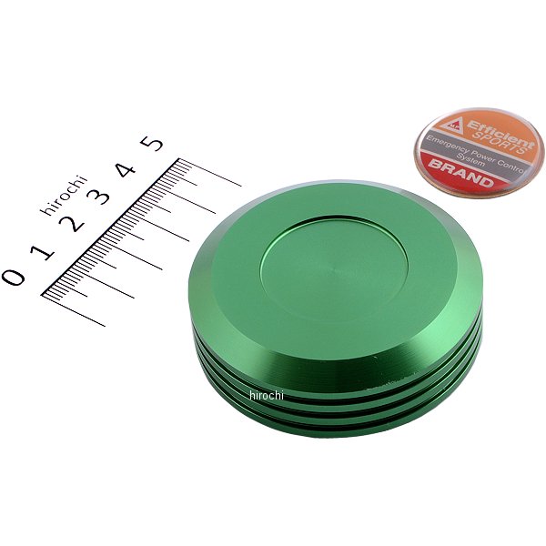 マスターシリンダーキャップ ヤマハ、スズキ、カワサキ ライトグリーン