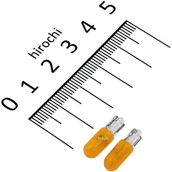 ノーマルバルブ 12V2W メーター/ポジション球 (イエロー) (2個入り)