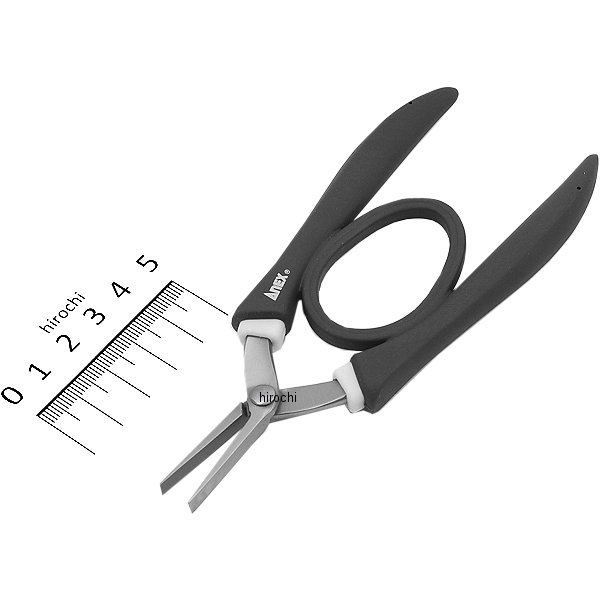 ステンレス製ラバーグリップヤットコ 平