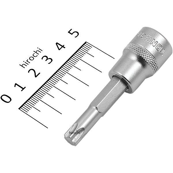 トルクスソケット(強力タイプ) T45 長さ 67mm 差込角 9.5mm (3/8インチ)