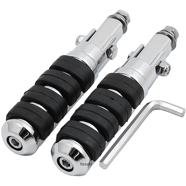 ハイウエイペグ 折りたたみ防振 クローム