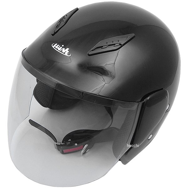 ジェットヘルメット WS-202 黒 フリーサイズ(58-59cm)