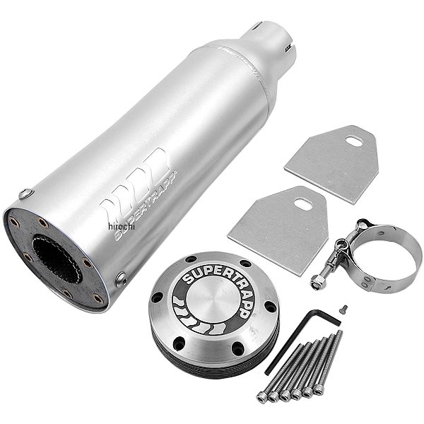 【セール特価】 スリップオンマフラー サイレンサー アルミニウムレーシングシリーズ 1.75インチ