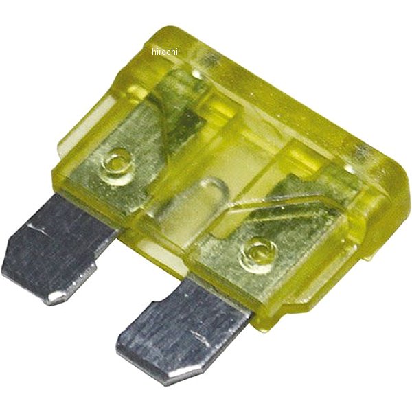 平型ヒューズ 20A 黄