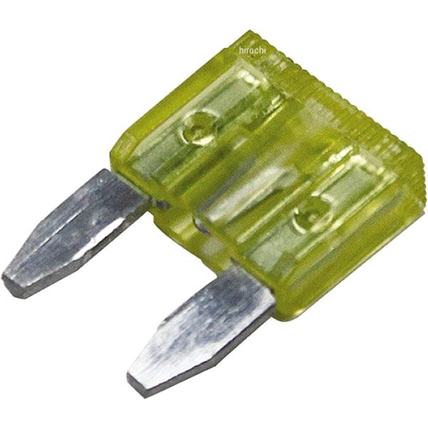 ミニ平型ヒューズ 20A 黄