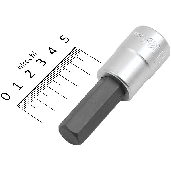 1/2インチsq ヘックスビットソケット 全長75mm 14mm