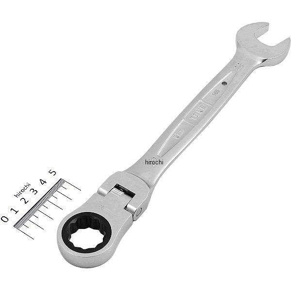 首振ラチェット めがねレンチ サイズ 22mm 長さ 274mm