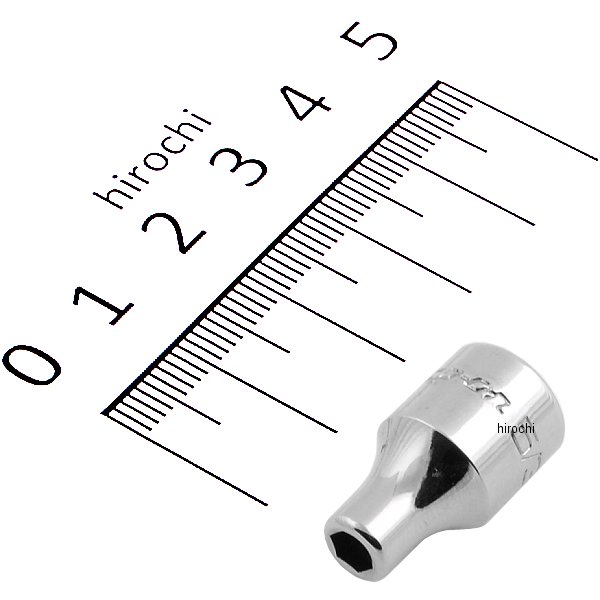 フランクドライブ 1/4インチ シャロー ソケット 6角 5/32インチ