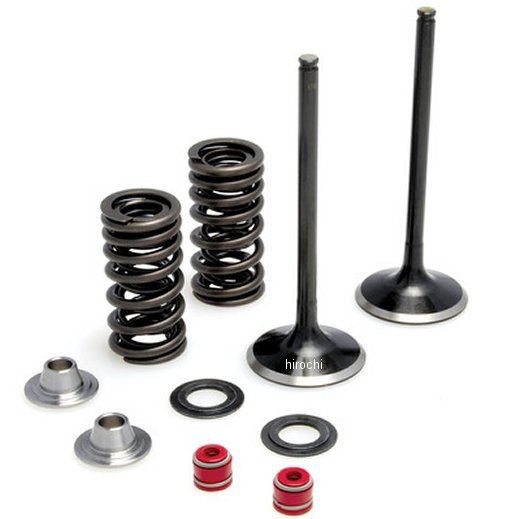 インテークバルブ&スプリング 04年-13年 CRF250 ステンレス