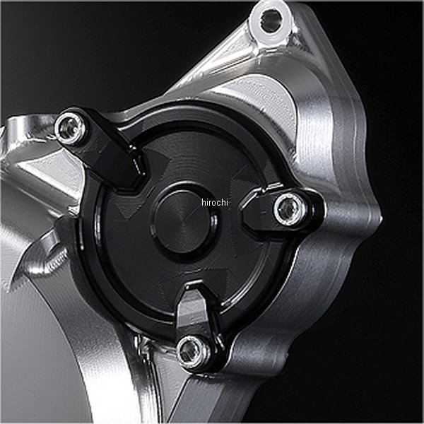 クランクケースカバーキャップ ブラックアルマイト