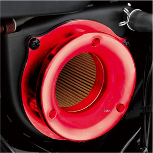 エアクリーナーファンネル 03年-14年 CB1300 レッドアルマイト