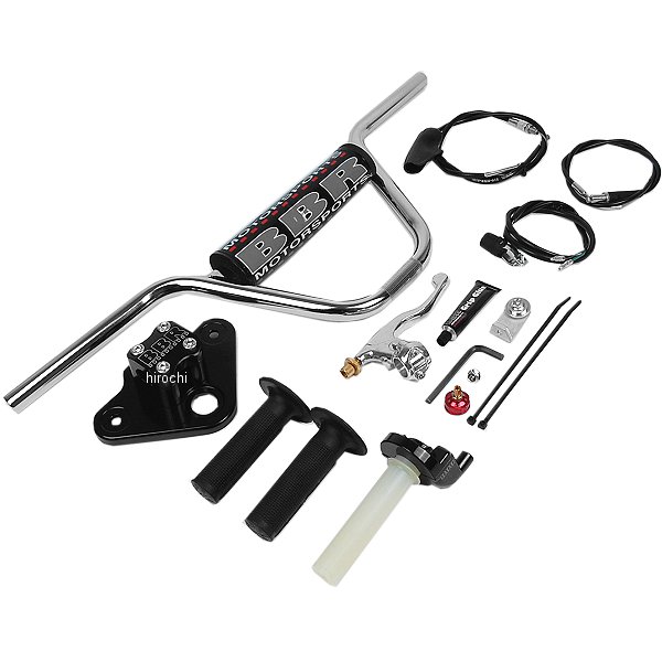 BBRモータースポーツ BBR Motorsports ハンドル回り完璧セット 00年-11年 CRF50F、XR50 黒