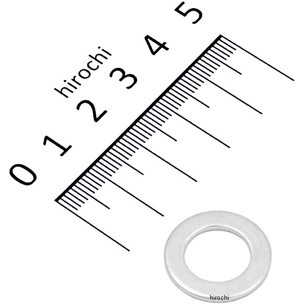 クラッシュワッシャー 内径12mm アルミ 1枚入り