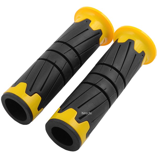 トレッドGグリップ 汎用 貫通タイプ 122mm x 33mm 黄 左右セット