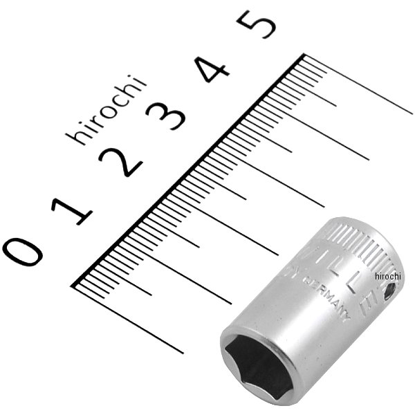 1/4インチsq ソケット (6角) 9mm