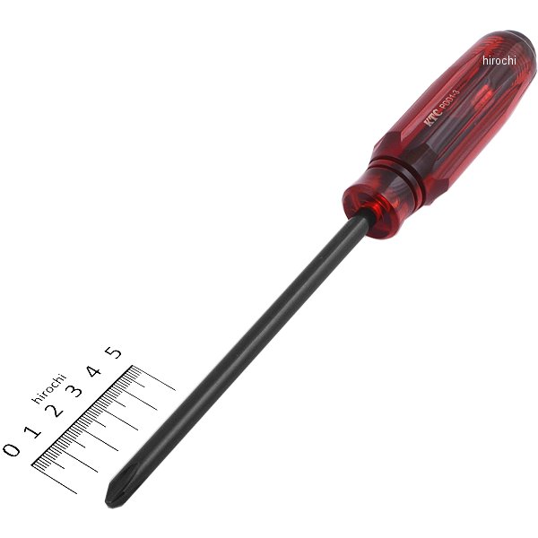 樹脂柄ドライバ クロス貫通タイプ #3プラス