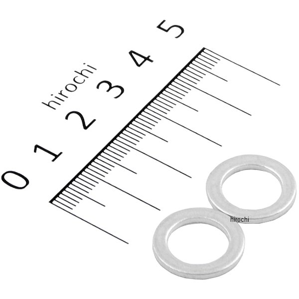 クラッシュワッシャー 内径11mm アルミ 2枚入り